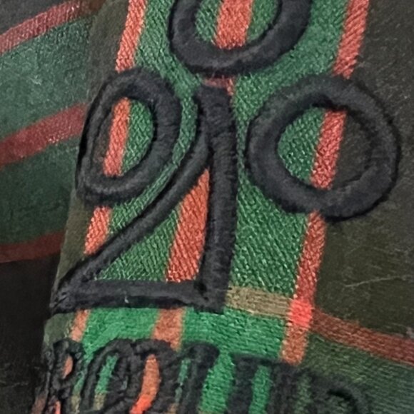 PROQUIP Men's XL Tartan Plaid Blue Green Red Long Sleeve Golf Windbreaker - Picture 6 of 8